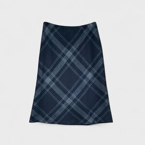 🇺🇸 MADE IN USA Vintage Jones New York 100% Worsted Wool Plaid Skirt